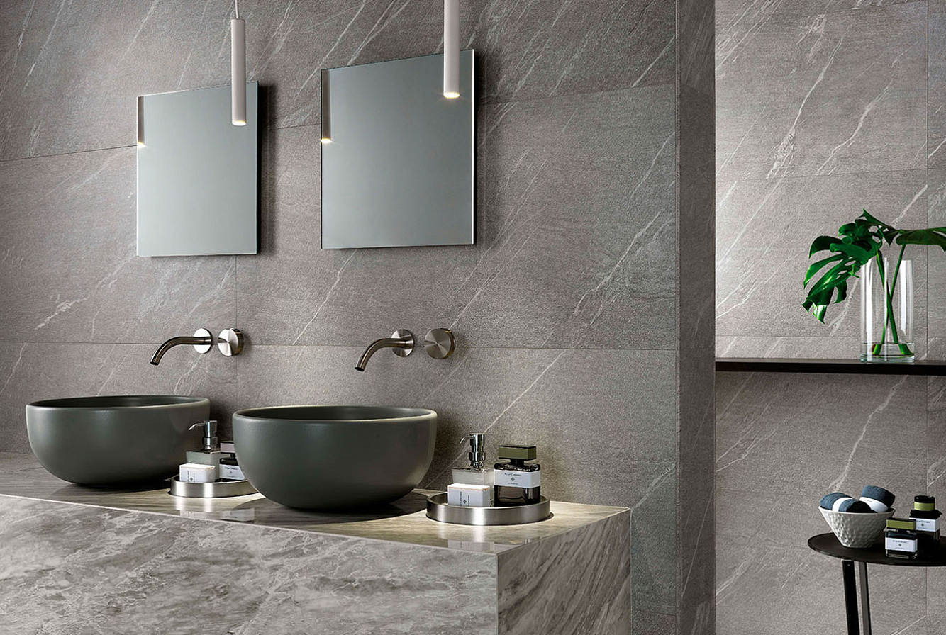 Керамическая плитка Marvel Cardoso Elegant 50x110, керамогранит Marvel Bardiglio Grey Lappato 75x150